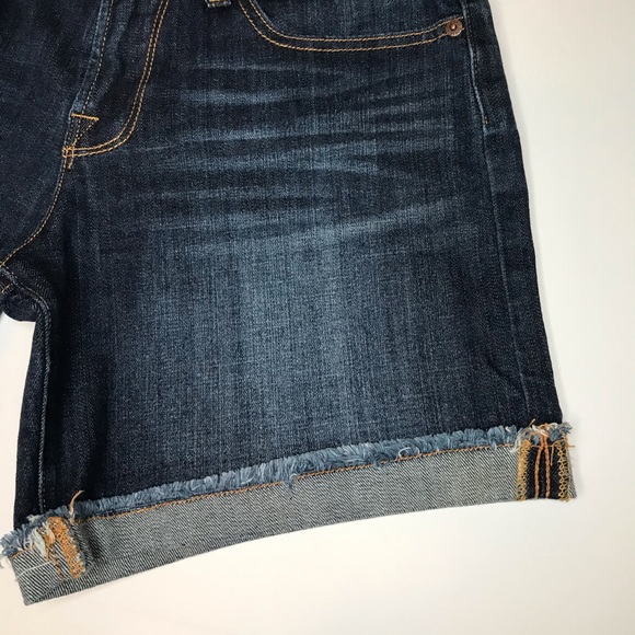 Lucky Brand High-Rise Raw Hem Jean Shorts - 27 - Picture 11 of 17